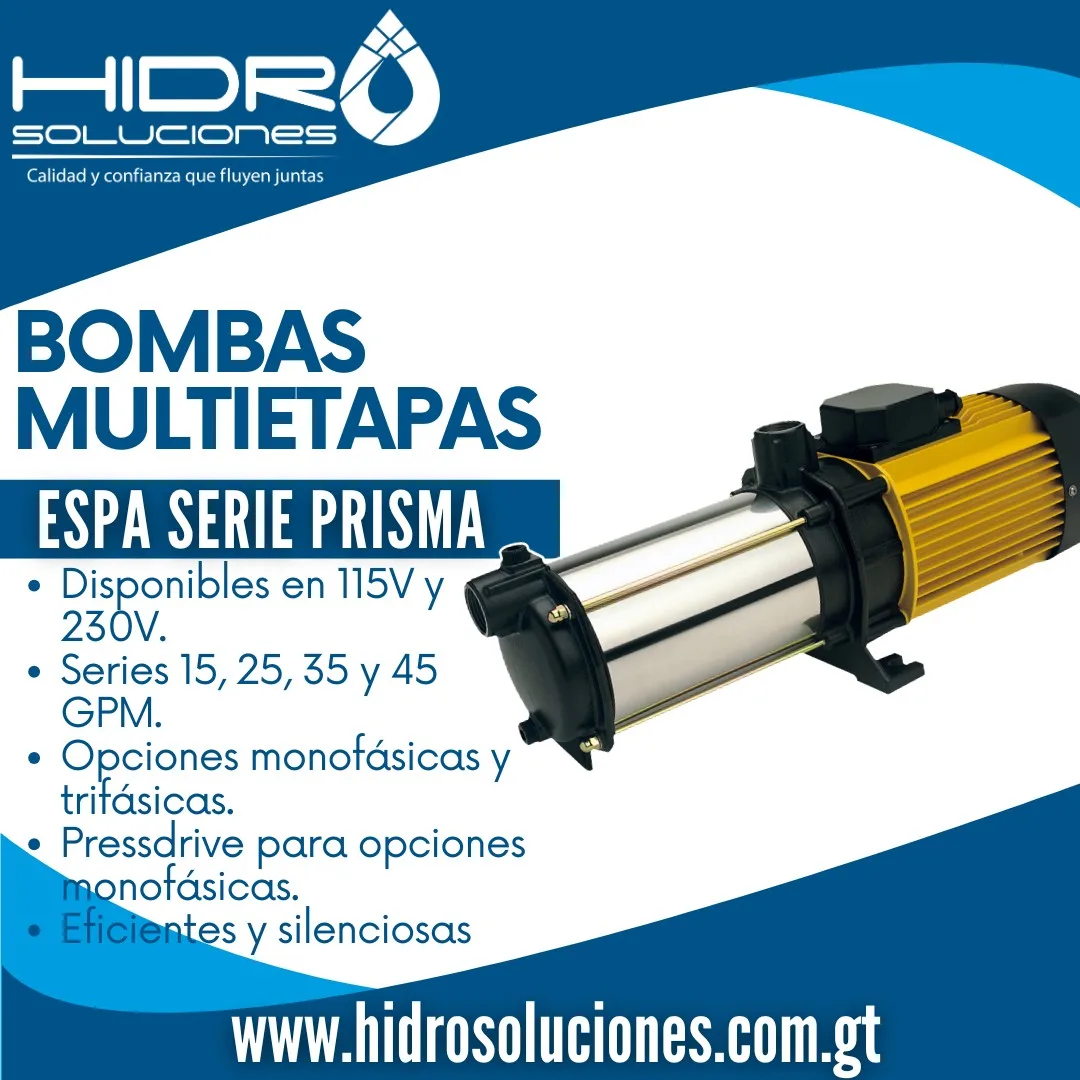 Bombas ESPA Serie Prisma