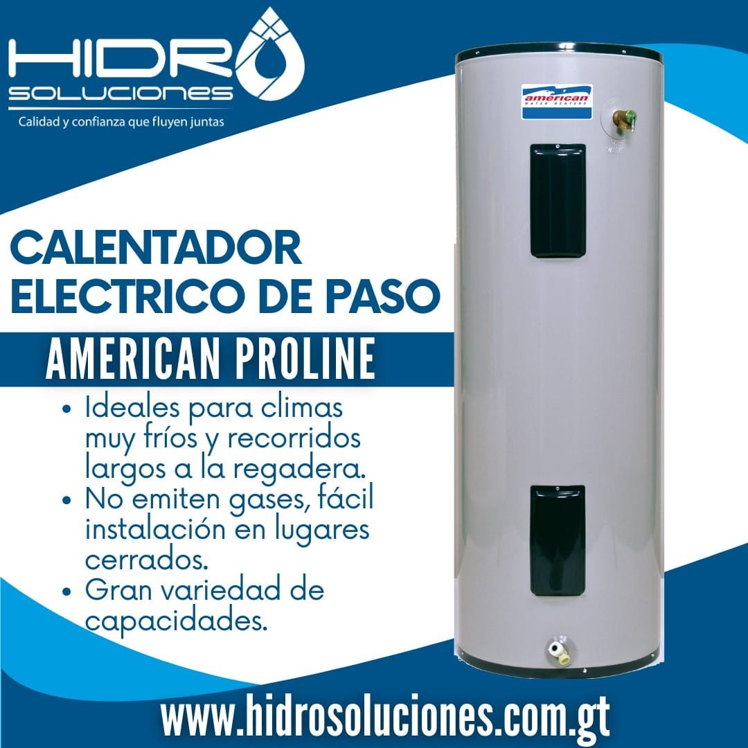 Calentador Eléctrico de Tanque American Proline