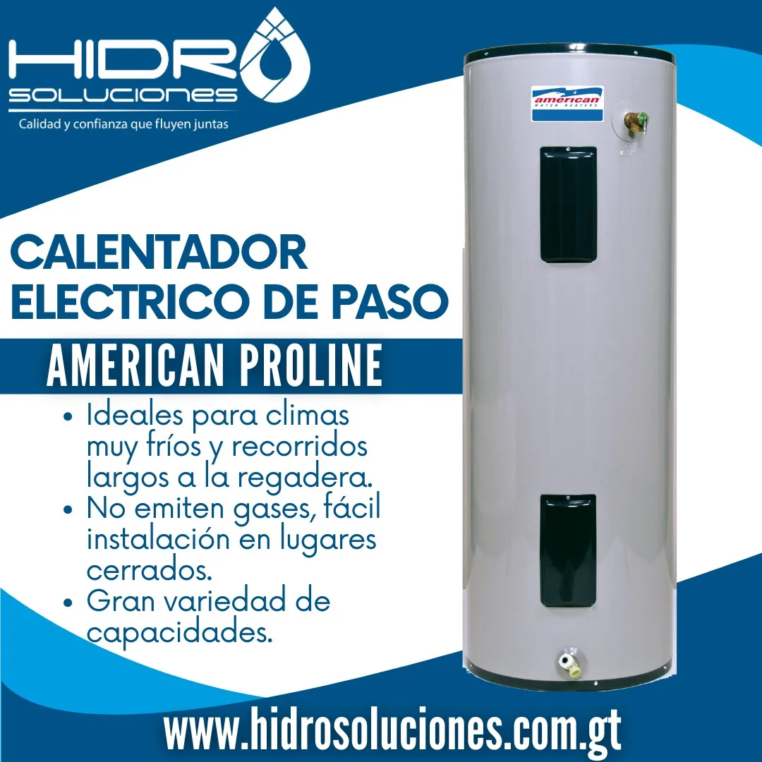 Calentador Eléctrico de Tanque American Proline