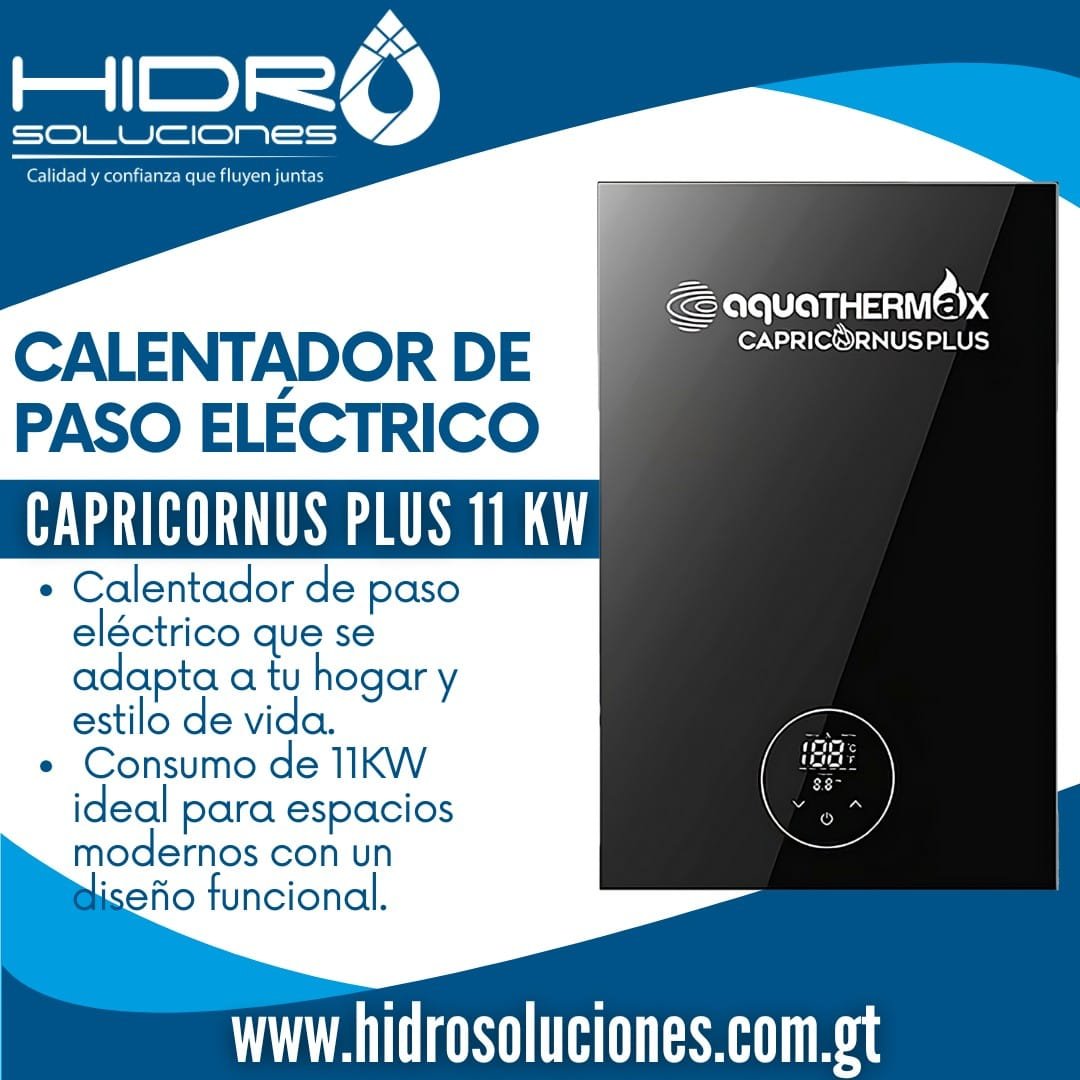 Calentador Eléctrico de Paso Capricornus PLUS
