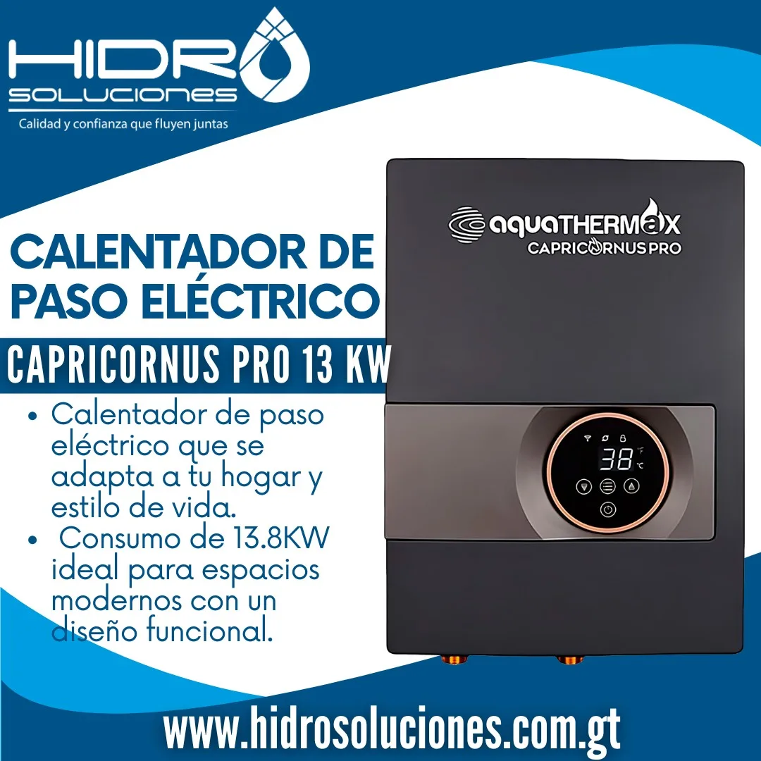 Calentador Eléctrico de Paso Capricornus Pro