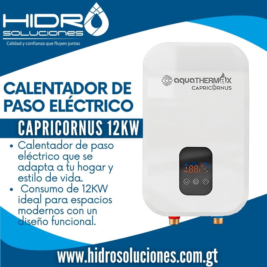 Calentador Eléctrico de Paso Capricornus