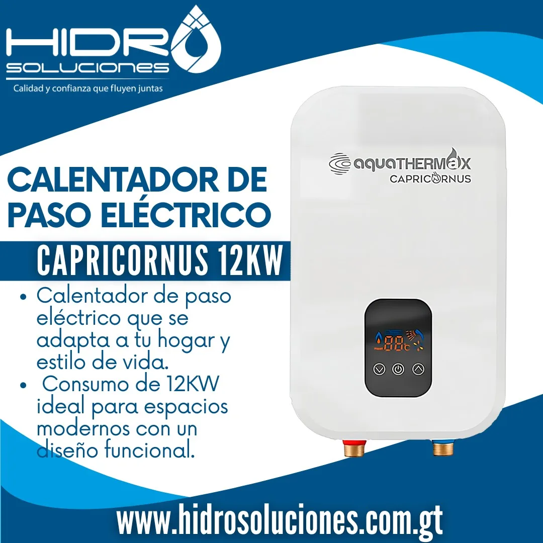 Calentador Eléctrico de Paso Capricornus