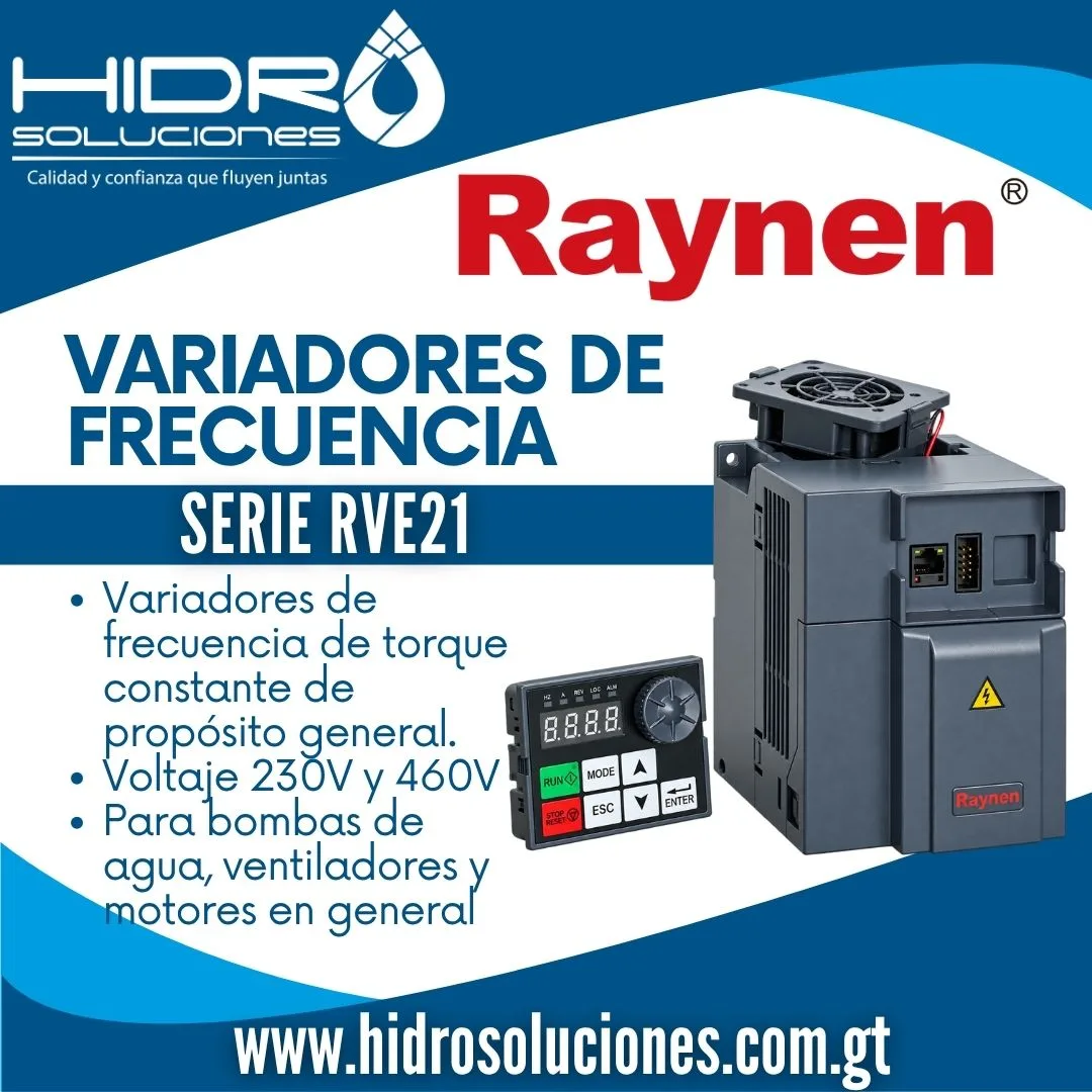Variador de Frecuencia Raynen Serie RVE21